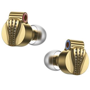 FiiO FDX Hybrid In-Ear Monitors in Gold