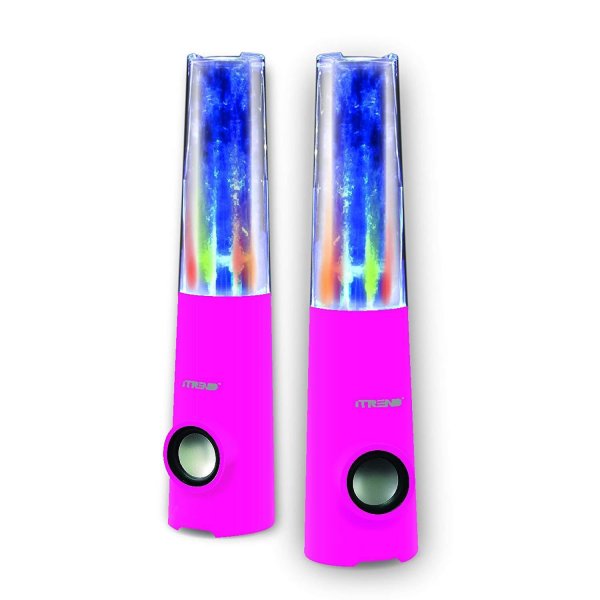 iTREND Dancing Water LED Speakers - Pink