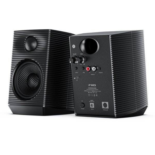 FiiO SP3 High Fidelity Active Desktop Speakers - BLACK (Sample - lightly used)