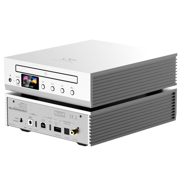 Shanling CR60 CD Player with Optical, Coaxial and USB Outputs - SILVER (Box opened)