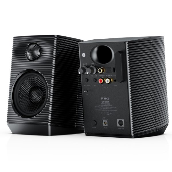 FiiO SP3 BT High Fidelity Active Desktop Speakers with Bluetooth - BLACK (Box opened)