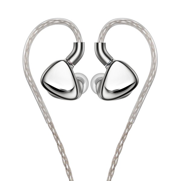 FiiO FX17 1 Dynamic, 4 BA, 8 Electrostatic Driver IEMs - SILVER (Box opened)