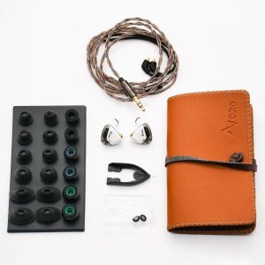 IKKO OH2 In-ear monitors with dynamic drivers - GREY (Box opened)