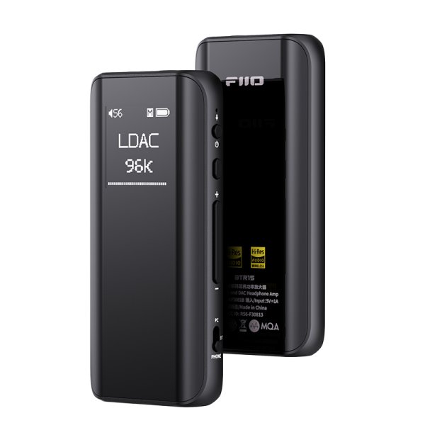 FiiO BTR15 Bluetooth Headphone Amplifier - BLACK (Device and USB cable only)