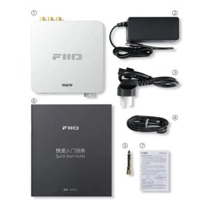 FIIO K11 Compact Desktop R2R architecture DAC and Headphone Amplifier - SILVER (Box opened)