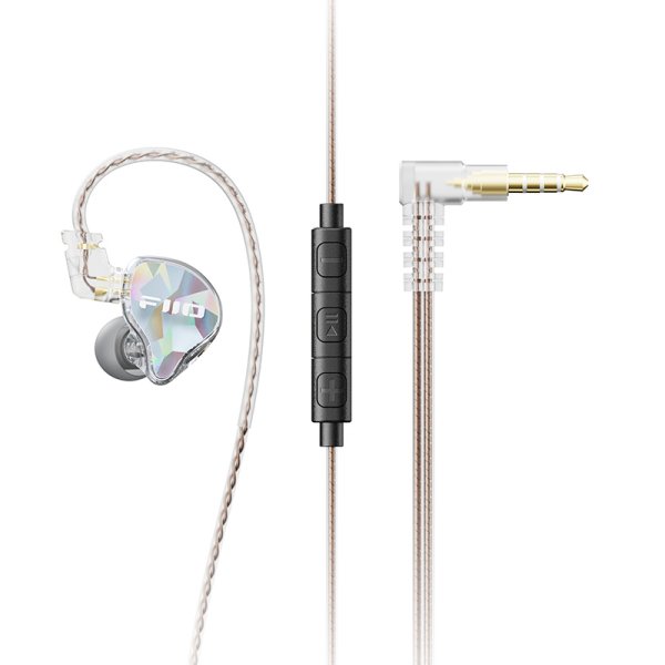 FiiO JD10 In Ear Earphone - 3.5mm or Type C version TRANSPARENT (Box opened)
