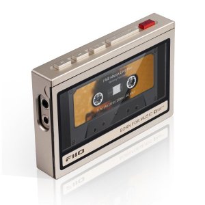 Cassette Style Case for the FiiO M21 DAP TITANIUM - GOLD (Box opened)