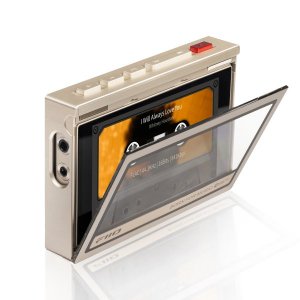 Cassette Style Case for the FiiO M21 DAP TITANIUM - GOLD (Box opened)