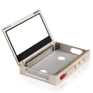 Cassette Style Case for the FiiO M21 DAP TITANIUM - GOLD (Box opened)