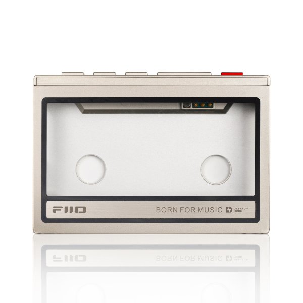 Cassette Style Case for the FiiO M21 DAP TITANIUM - GOLD (Box opened)