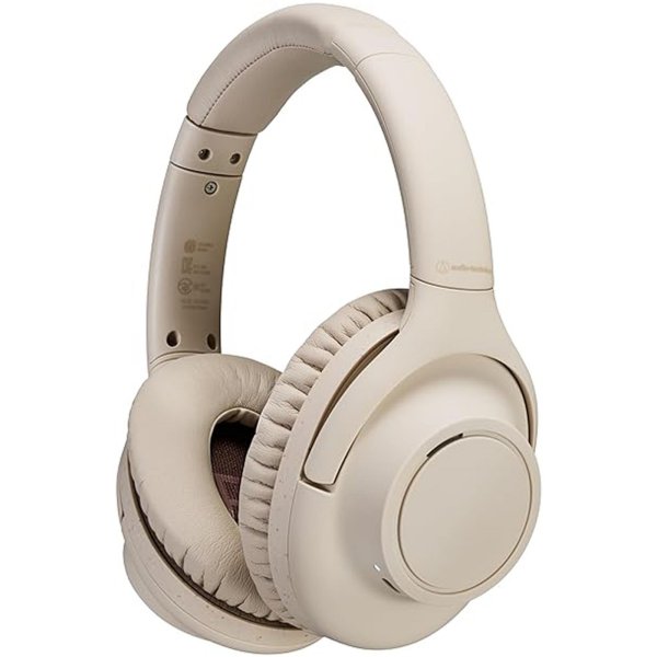 ATH-S300BT Wireless Noise Cancelling Headphones - BEIGE (Box opened)