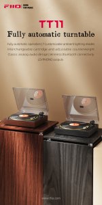 FiiO TT11 Fully Automatic Turntable