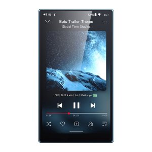 FiiO JM21 Digital Audio Player with 4+64GB Memory - SKY BLUE (Missing USB cable)