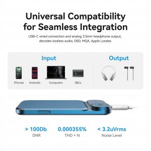 Khadas Tea Ultra-Slim Magnetic DAC & Headphone Amplifier