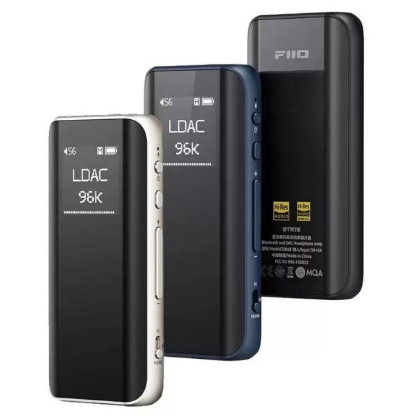 FiiO BTR15 Bluetooth Headphone Amplifier - TITANIUM GOLD (Box opened)