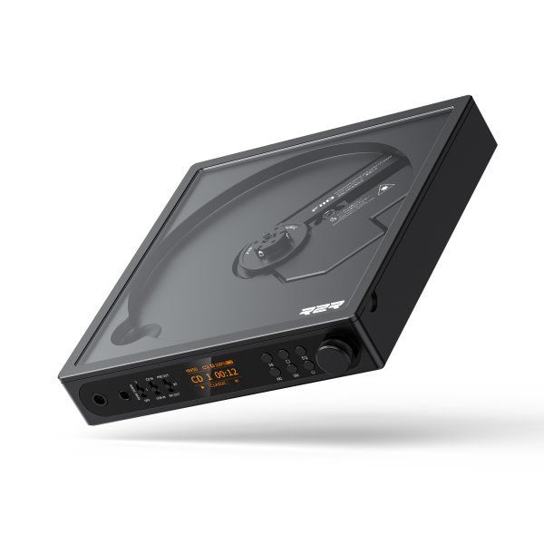 FiiO DM15 CD Player with 24Bit R2R DAC BLACK (Missing USB adapter)