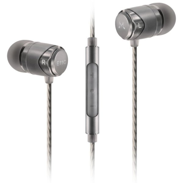 SoundMAGIC E11C In Ear Isolating Earphones with Mic Colour SILVER