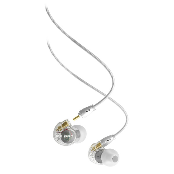 MEElectronics M6 PRO Universal-Fit Noise-Isolating Musician’s In-Ear Monitors with Detachable Cables 