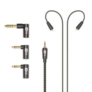  MEE Universal MMCX Hi-Fi balanced audio cable with adapter set